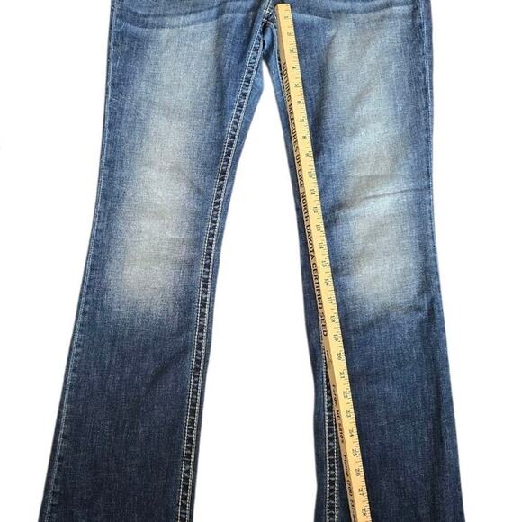 Miss Me Chloe Bootcut Denim Jean Bling Jewels Size 30 - Picture 11 of 12